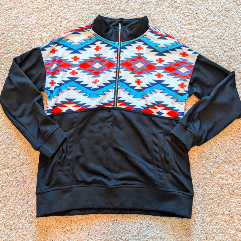 Aztec Half-Zip Pullover